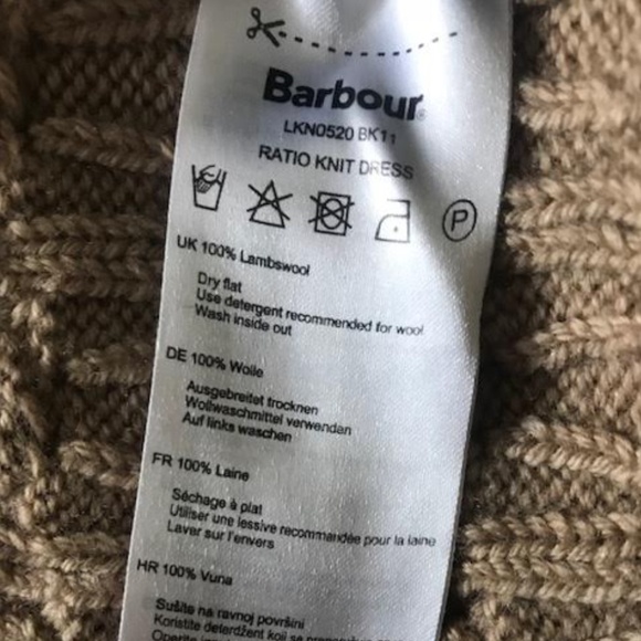 Barbour x Land Rover Camel Sweater Dress, SM - Picture 5 of 8